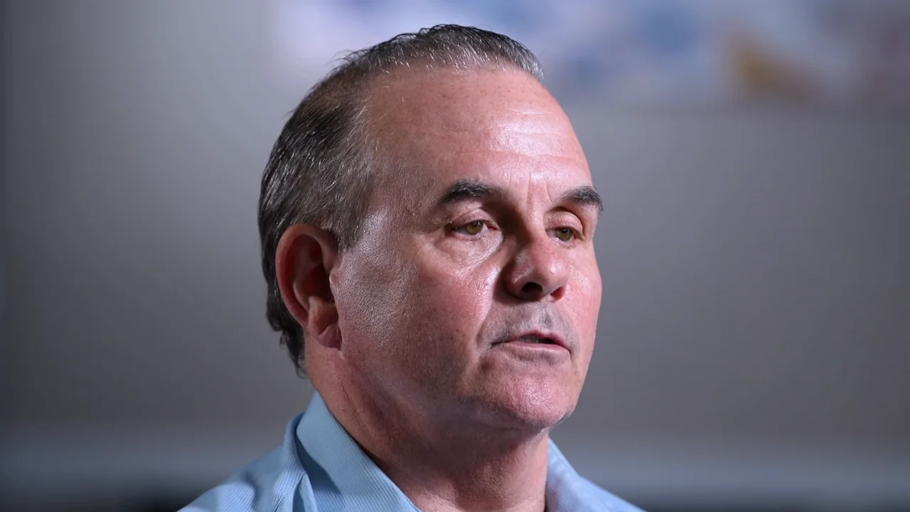 Daniel, a patient of the practice, in his story film