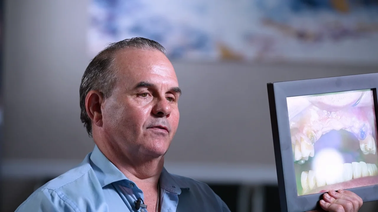 Daniel, a patient of the practice, in his story film