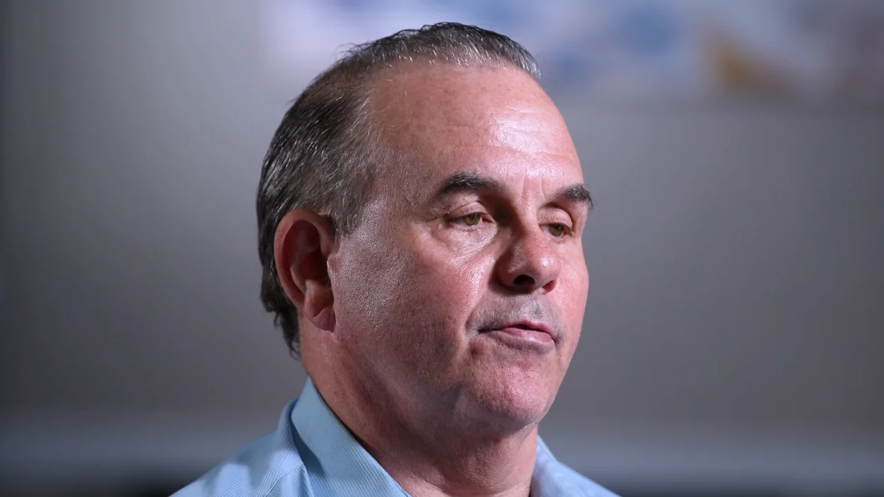 Daniel, a patient of the practice, in his story film