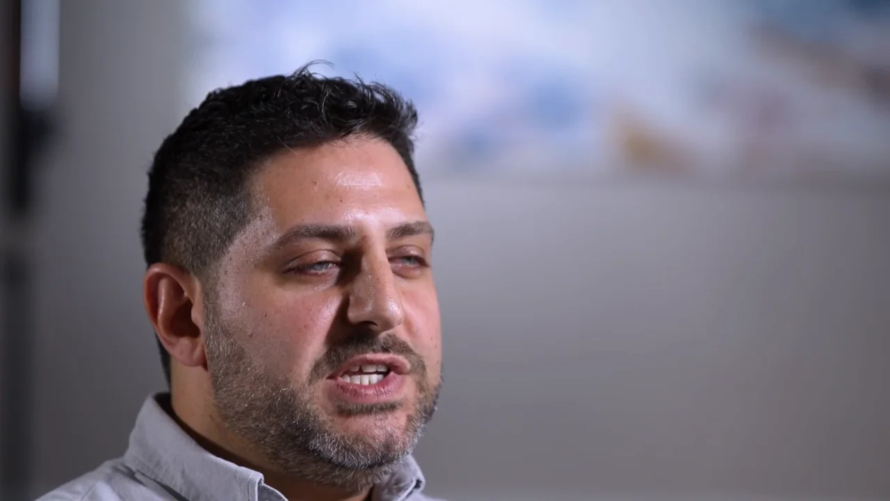 Isaac, a patient of the practice, in his story film