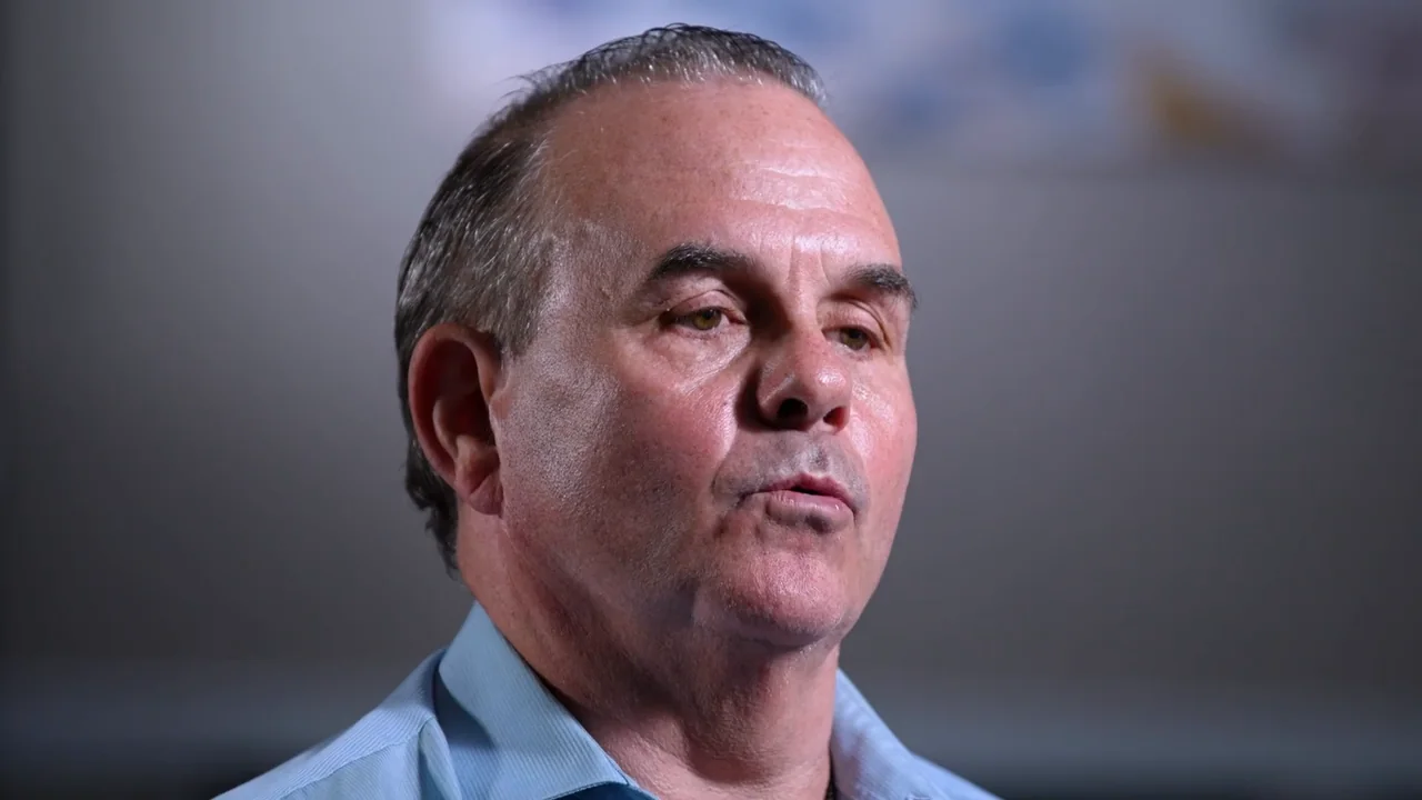 Daniel, a patient of the practice, in his story film