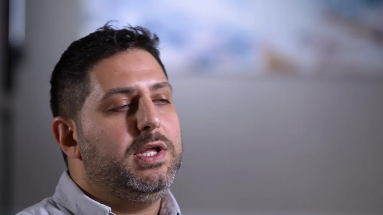 Isaac, a patient of the practice, in his story film