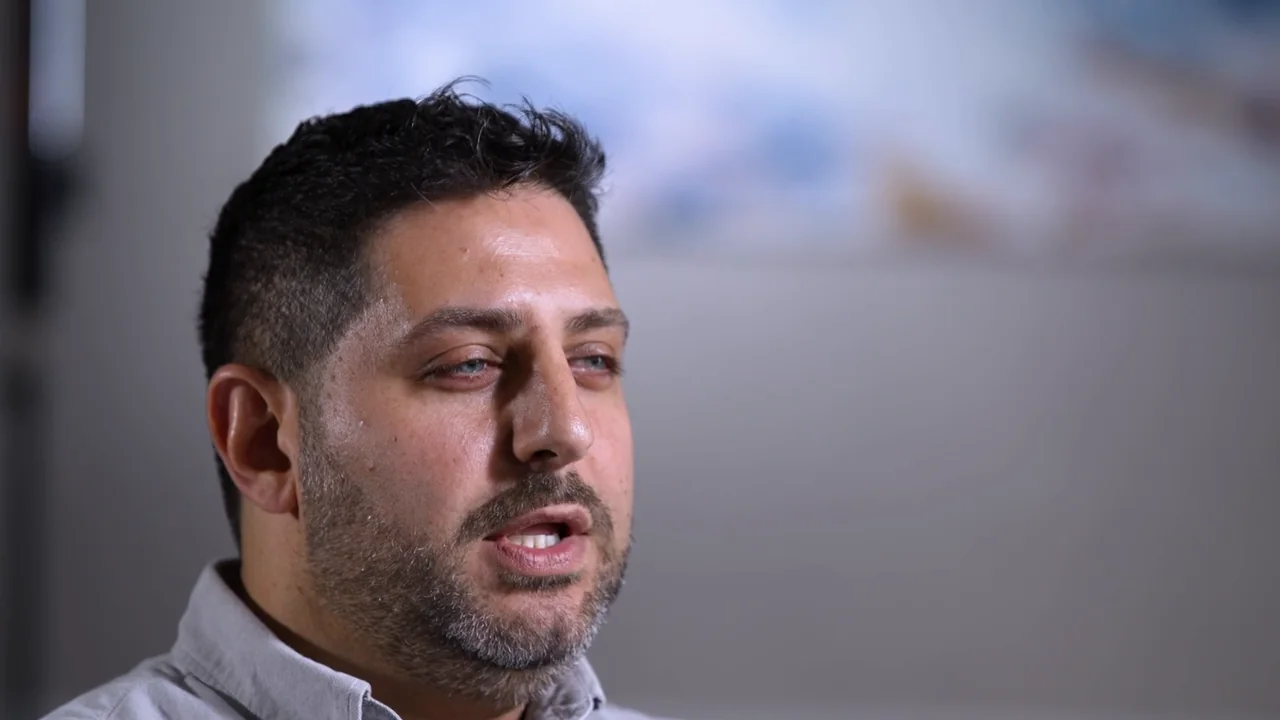 Isaac, a patient of the practice, in his story film